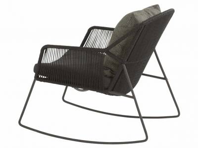 4 Seasons Outdoor Accor rocking chair Anthrazit inkl. 2 Kissen