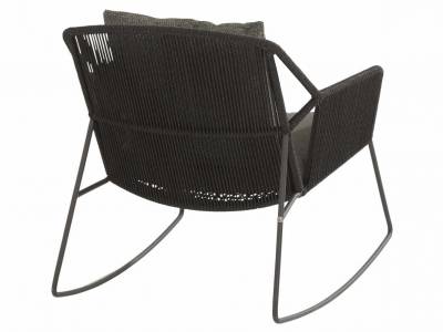 4 Seasons Outdoor Accor rocking chair Anthrazit inkl. 2 Kissen