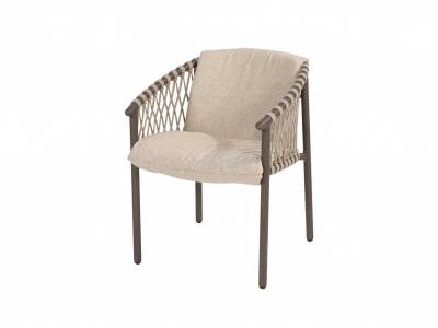 4 Seasons Outdoor Allora Dining-Sessel inkl. Polster, terre