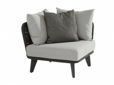 4 Seasons Outdoor Belize Alu Eck-Element, inkl. 3 Kissen & 2 Dekokissen