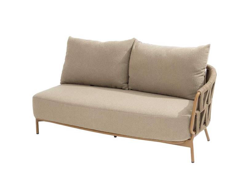 4 Seasons Outdoor Biarritz 2,5-Sitzer Lounge Bank inkl. 3 Kissen, amber