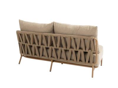 4 Seasons Outdoor Biarritz 2,5-Sitzer Lounge Bank inkl. 3 Kissen, amber