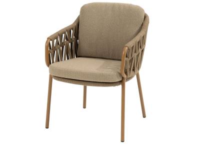 4 Seasons Outdoor Biarritz Dining Stuhl inkl. 2 Kissen, amber