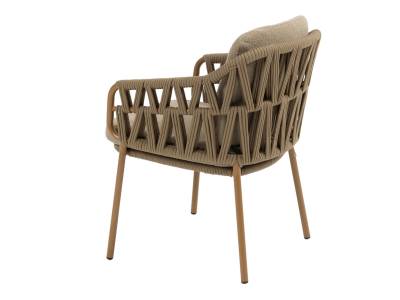 4 Seasons Outdoor Biarritz Dining Stuhl inkl. 2 Kissen, amber