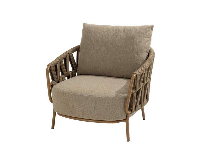 4 Seasons Outdoor Biarritz Living Sessel inkl. 2 Kissen, amber