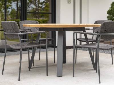 4 Seasons Outdoor Bora Dining Stapelstuhl, anthracite