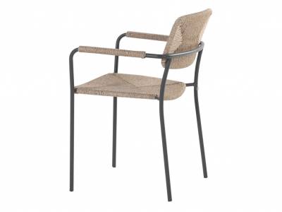 4 Seasons Outdoor Bora Dining Stapelstuhl, natural