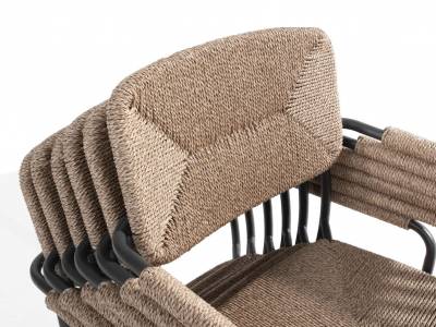 4 Seasons Outdoor Bora Dining Stapelstuhl, natural