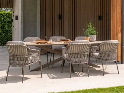 4 Seasons Outdoor Capalbio Dining-Stuhl mit Polster