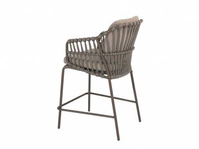 4 Seasons Outdoor Capalbio hoher Dining-Stuhl mit Polster