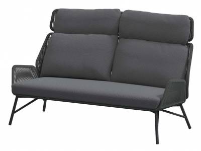 4 Seasons Outdoor Carthago Sofa Platinum, inkl. 3 Kissen