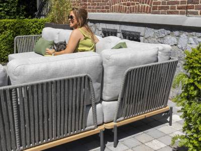 4 Seasons Outdoor Castello 2-Sitzer Sofa inkl. 3 Sitzkissen, links