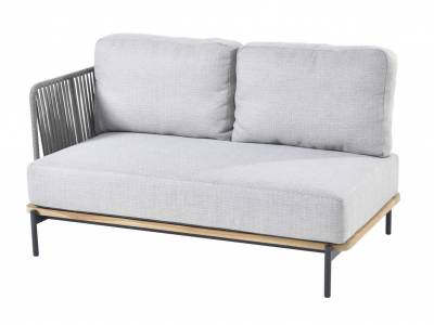 4 Seasons Outdoor Castello 2-Sitzer Sofa inkl. 3 Sitzkissen, rechts