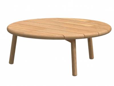 4 Seasons Outdoor Ceylon Kaffee-Tisch Teak natur, rund 90 cm