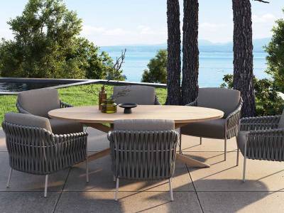 4 Seasons Outdoor Comino Dining-Sessel inkl. Polster