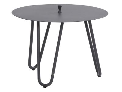 4 Seasons Outdoor Cool - Beistelltisch Ø 60 cm, Höhe 40cm, Farbe: Anthrazit