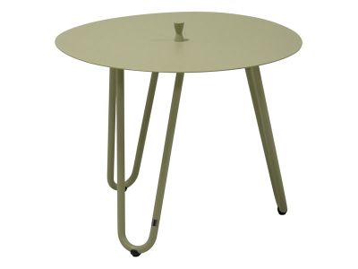4 Seasons Outdoor Cool - Beistelltisch Ø 60 cm, Höhe 45cm, Farbe: Olive