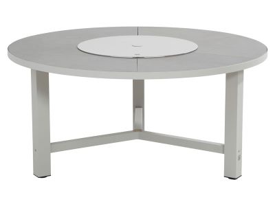 4 Seasons Outdoor Diva Gartentisch, Ø 160 cm, ceramic anthrazit