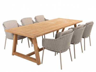 4 Seasons Outdoor Eros Dining Stuhl mit 2 Polstern