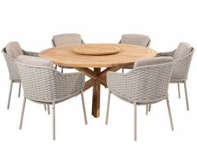 4 Seasons Outdoor Eros Dining Stuhl mit 2 Polstern