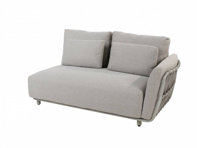 4 Seasons Outdoor Evolve 2-Sitzer Sofa mit 6 Kissen, links