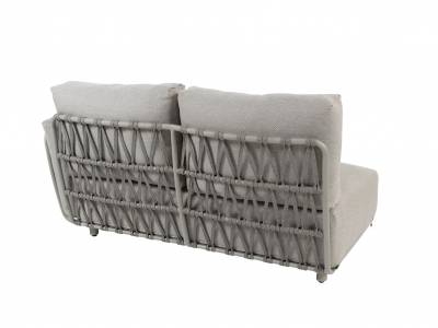 4 Seasons Outdoor Evolve 2-Sitzer Sofa mit 6 Kissen, links