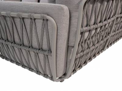 4 Seasons Outdoor Evolve 2-Sitzer Sofa mit 6 Kissen, links