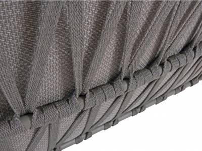 4 Seasons Outdoor Evolve 2-Sitzer Sofa mit 6 Kissen, links
