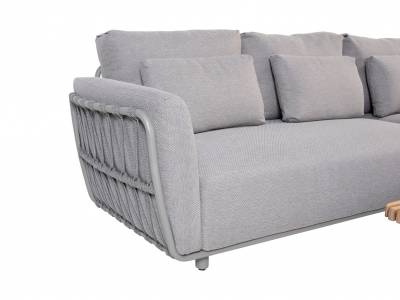 4 Seasons Outdoor Evolve 2-Sitzer Sofa mit 6 Kissen, links