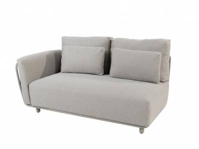 4 Seasons Outdoor Evolve 2-Sitzer Sofa mit 6 Kissen, rechts