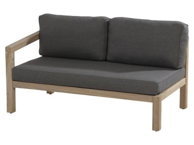 4 Seasons Outdoor Evora 2-Sitzer Element Arml. rechts, inkl. 3 Kissen