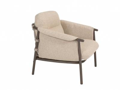4 Seasons Outdoor Ezra Living-Sessel, terre inkl. Kissenset