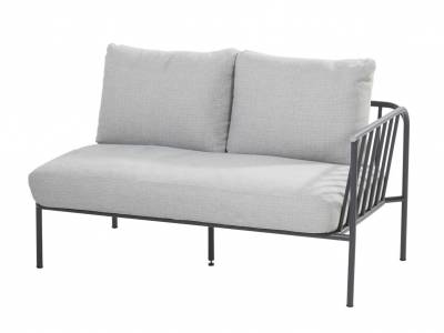 4 Seasons Outdoor Figaro 2 Sitzer Modul-Sofa Armlehne links inkl. 3 Kissen