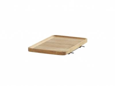4 Seasons Outdoor Figaro Modular Mittel-Tisch, Teak-Lattung 75x37.5 cm