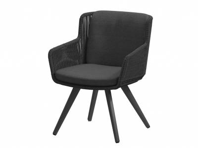 4 Seasons Outdoor Flores Dining Stuhl anthrazit