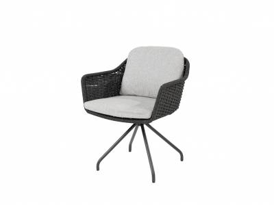 4 Seasons Outdoor Focus Dining-Stuhl, anthracite