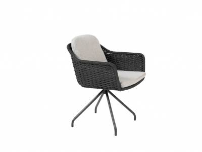 4 Seasons Outdoor Focus Dining-Stuhl, anthracite
