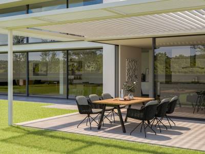 4 Seasons Outdoor Focus Dining-Stuhl, anthracite