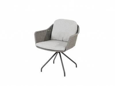4 Seasons Outdoor Focus Dining-Stuhl, silvergrey