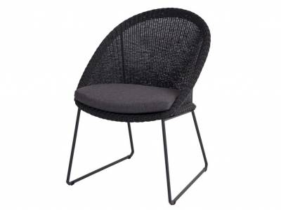 4 Seasons Outdoor Hampton Dining Sessel, anthrazit inkl. Kissen