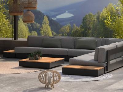 4 Seasons Outdoor Ibiza 2-Sitzer Loungesofa inkl. 6 Kissen