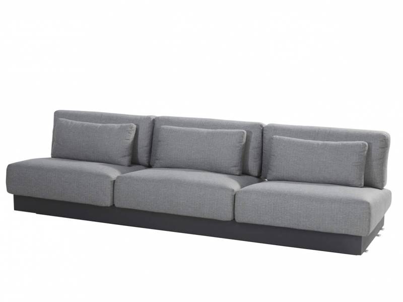 4 Seasons Outdoor Ibiza 3-Sitzer Loungesofa inkl. 9 Kissen