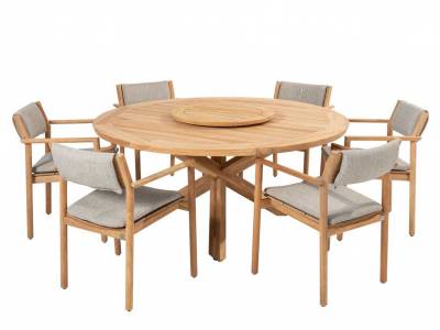 4 Seasons Outdoor Julia Dining-Stuhl mit 2 Polstern