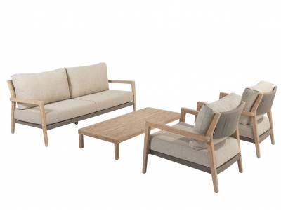 4 Seasons Outdoor Julia Living-Sessel mit 2 Polstern