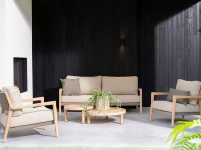 4 Seasons Outdoor Julia Living-Sofa mit 2 Polstern