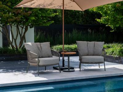 4 Seasons Outdoor Jura Living-Sessel mit 2 Polstern