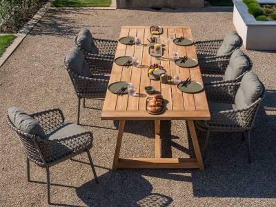 4 Seasons Outdoor Jura Stuhl mit 2 Polstern