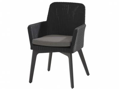 4 Seasons Outdoor Lisboa dining Sessel ALU Beine , inkl. Kissen