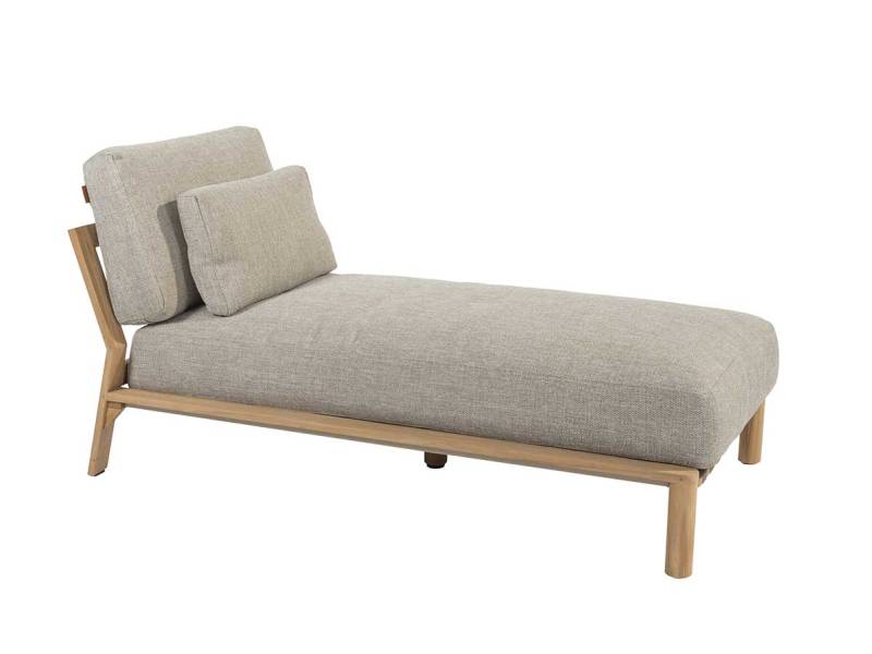 4 Seasons Outdoor Lucas Daybed Teak inkl. 3 Kissen