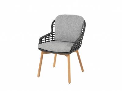 4 Seasons Outdoor Lugano Dining-Stuhl Teak